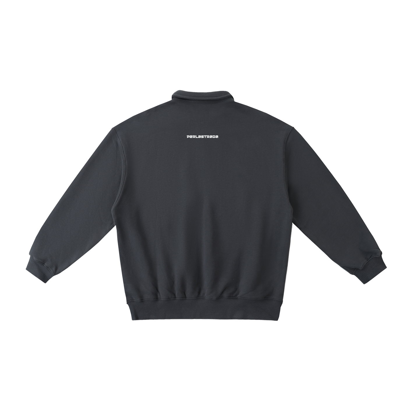Polo-Collar Sweatshirt-"ROUWI"