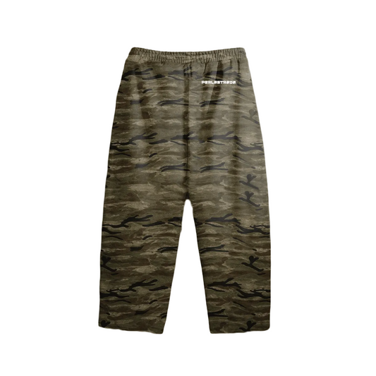 Camo Curved-Leg Sweatpants-„FUCKC“