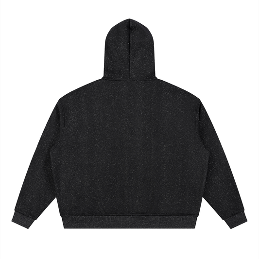 Unisex Sparkles Full Zip Boxy Hoodie