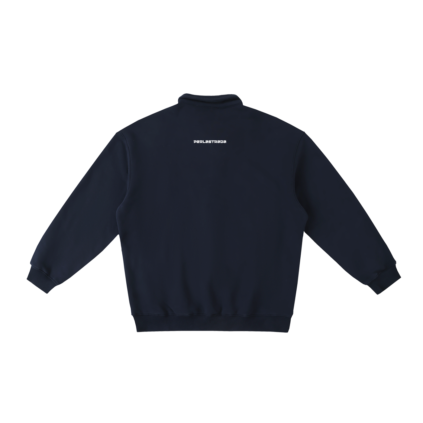 Polo-Collar Sweatshirt-"ROUWI"