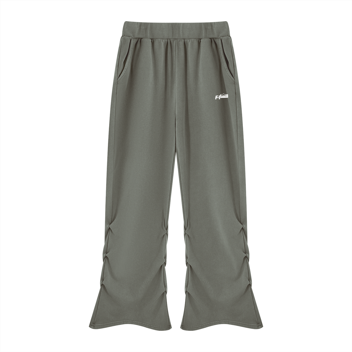 Vintage Wash Ruched Sweatpants