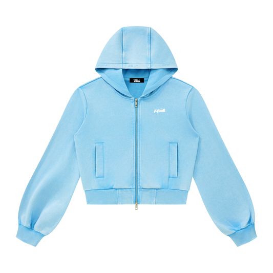 Vintage Wash Full Zip Hoodie