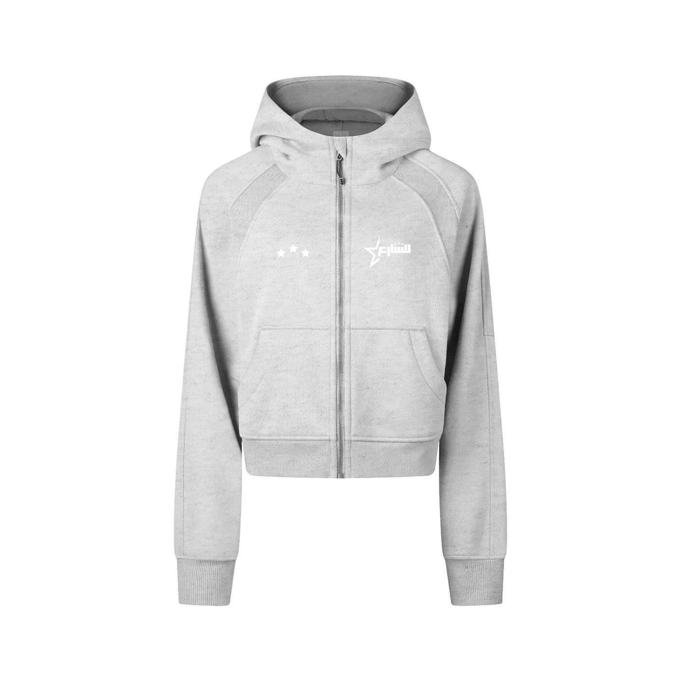 Woman Cropped Zipper-„3BabyStars“