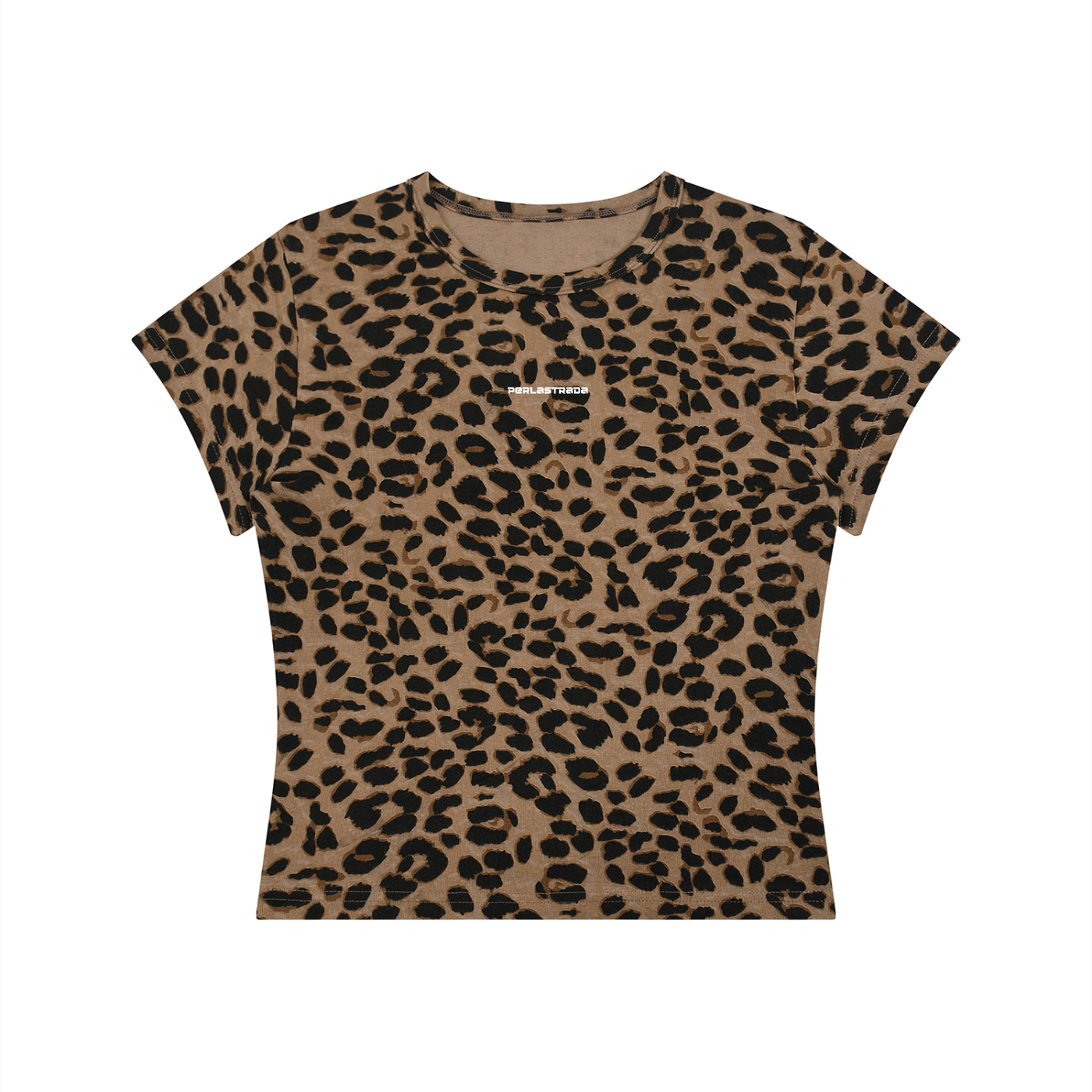 Leopard Crop T-Shirt-"LOONI"