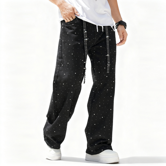 Jeans-"RhinestoneStar"