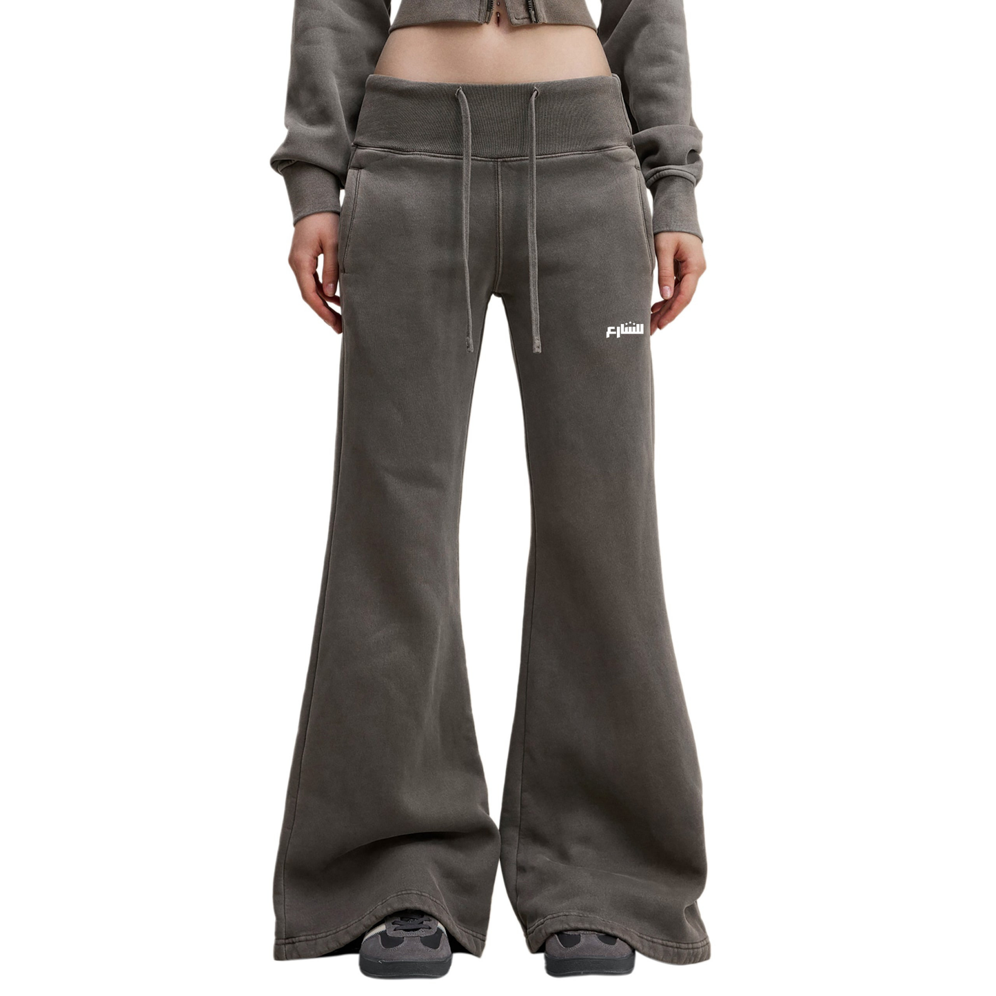 Flared Fleece Pants-"2STRADA"