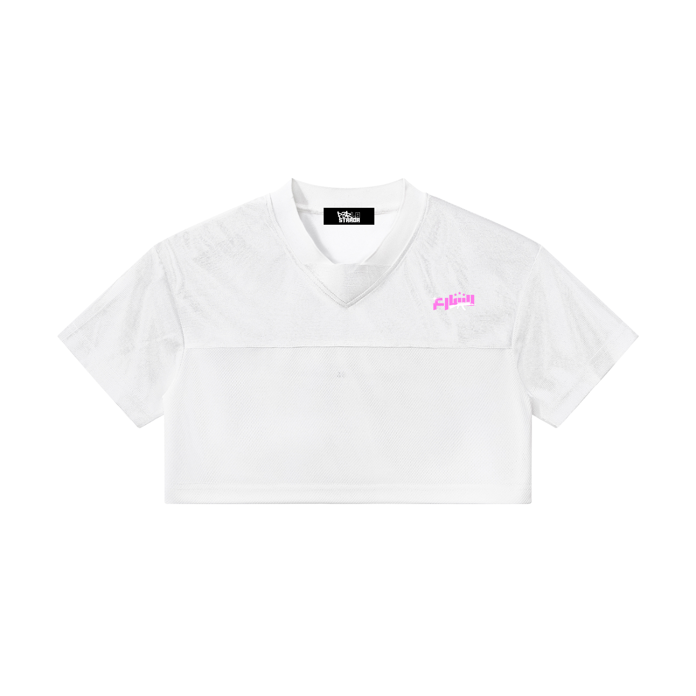 Women’s Cropped Paneled V-Neck Jersey