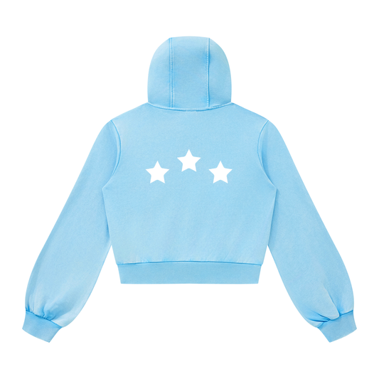 Vintage Wash Full Zip Hoodie