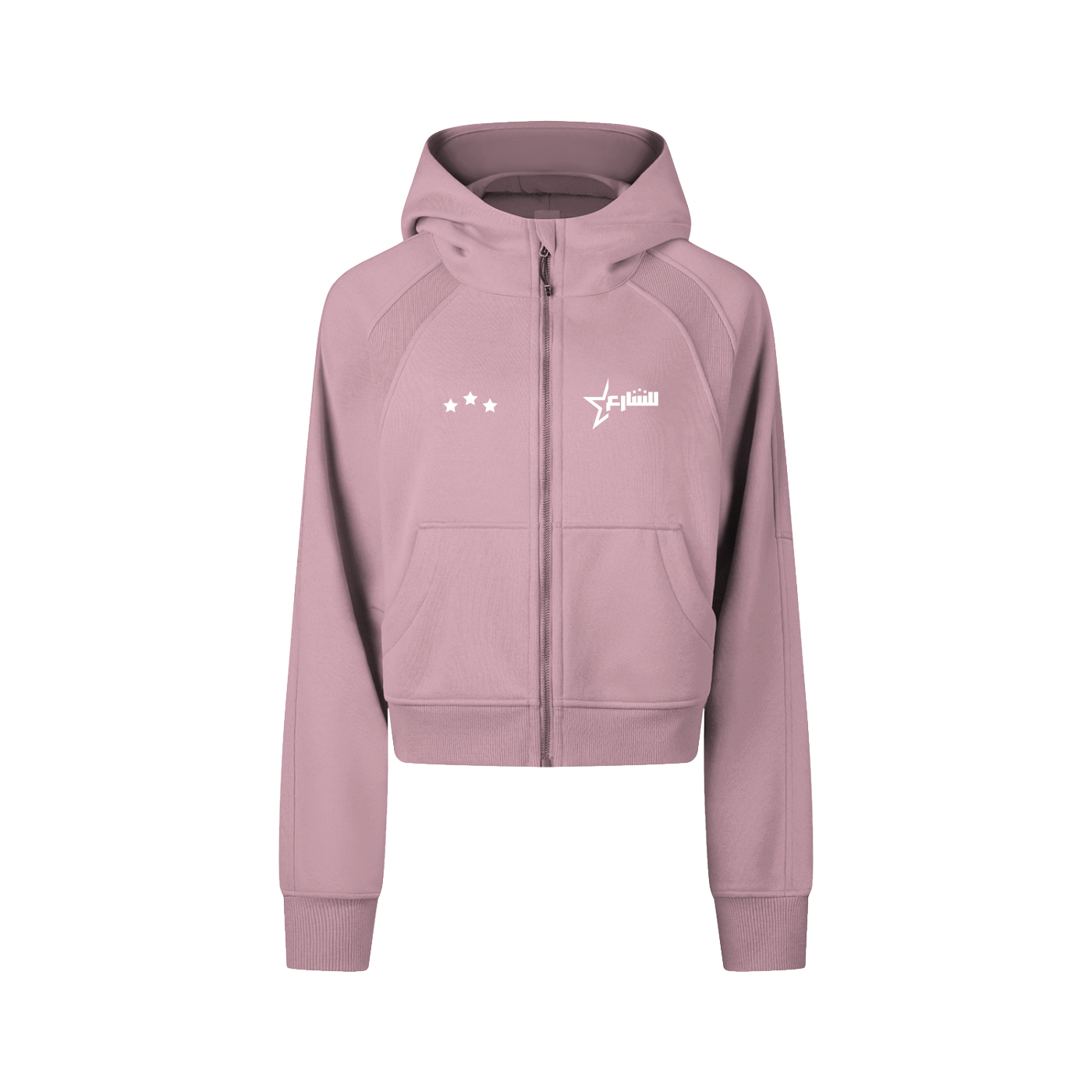 Woman Cropped Zipper-„3BabyStars“