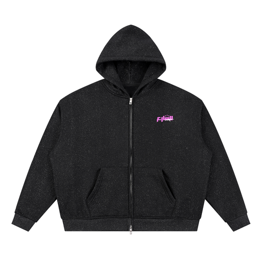 SPARKLES ZIPPER-"FINITO BLANQUITO"
