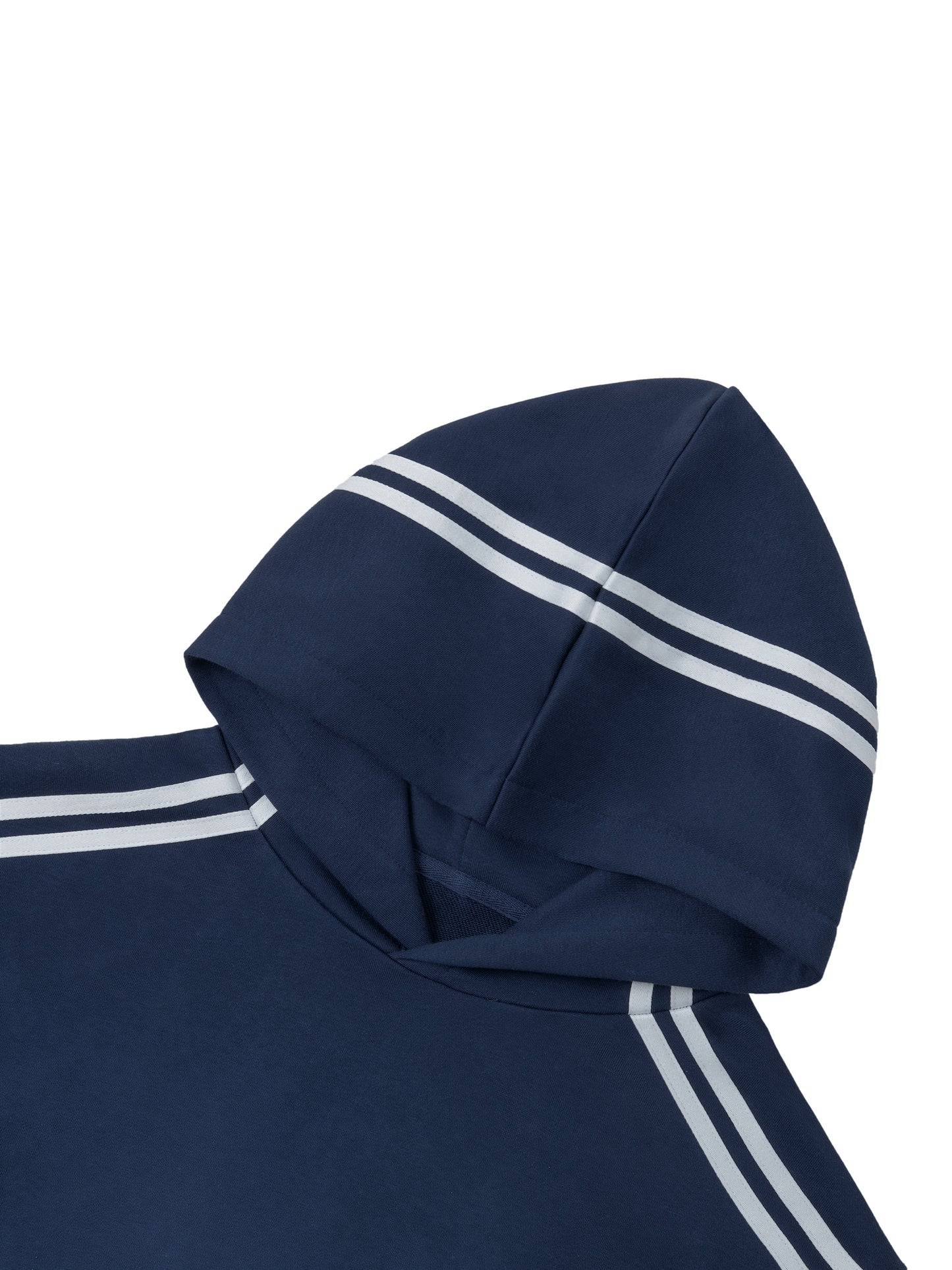 Side Stripe Cropped Hoodie-"WLLY"